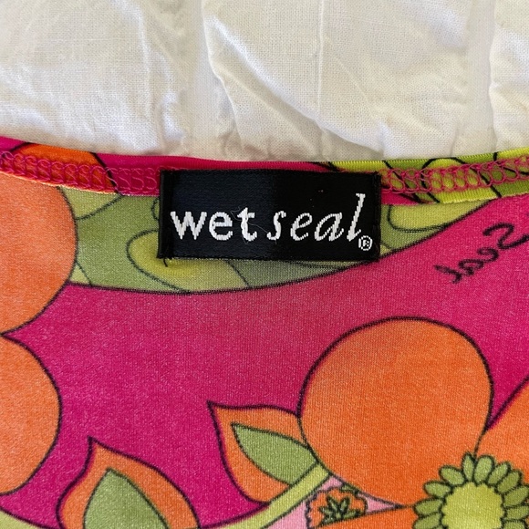 Wet Seal boho vintage Y2K retro crop top - Picture 4 of 6